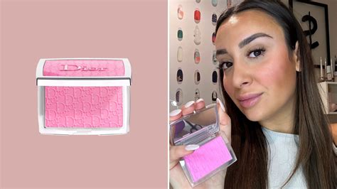 dior blush dansante|Dior blush with flushed cheeks.